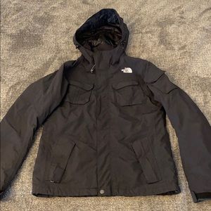 North Face winter coat SO MANY POCKETS sz medium